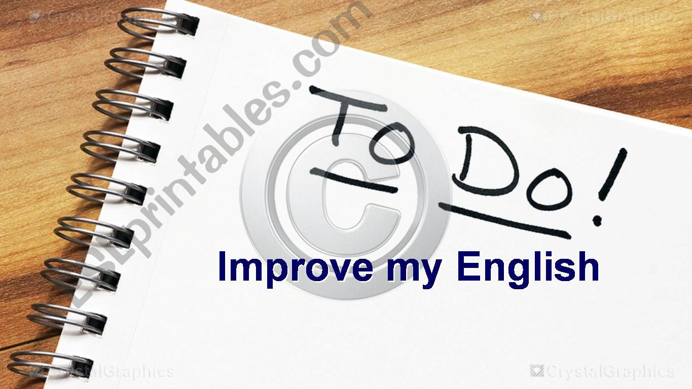 IMPROVE MY ENGLISH powerpoint