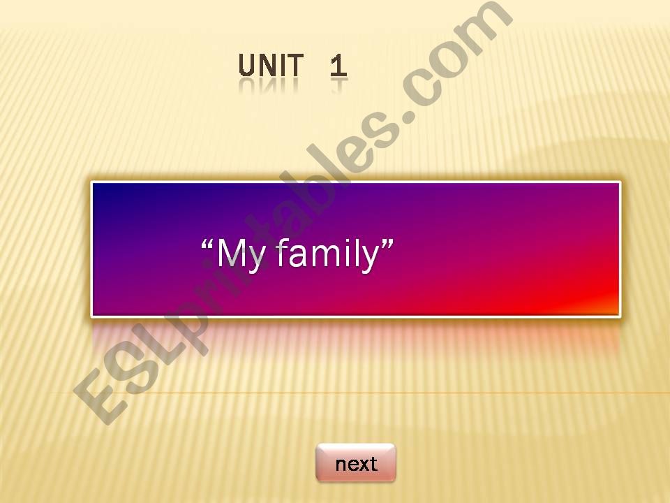 family members powerpoint