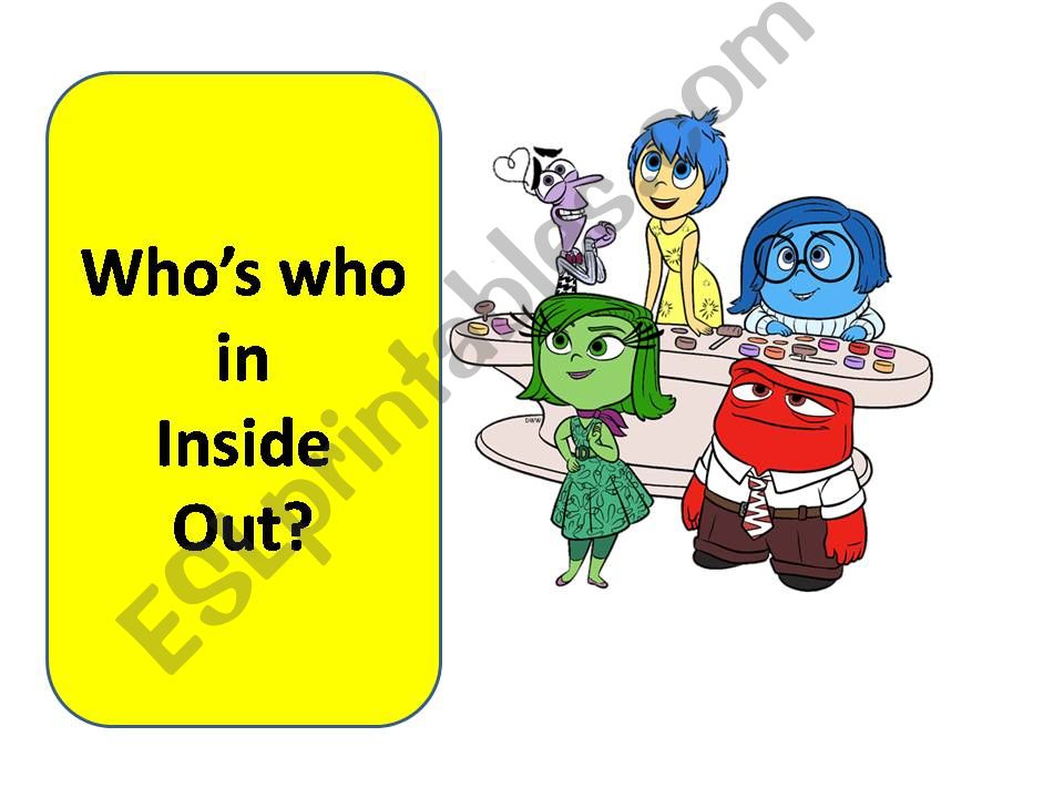 Whos who? Inside Out powerpoint