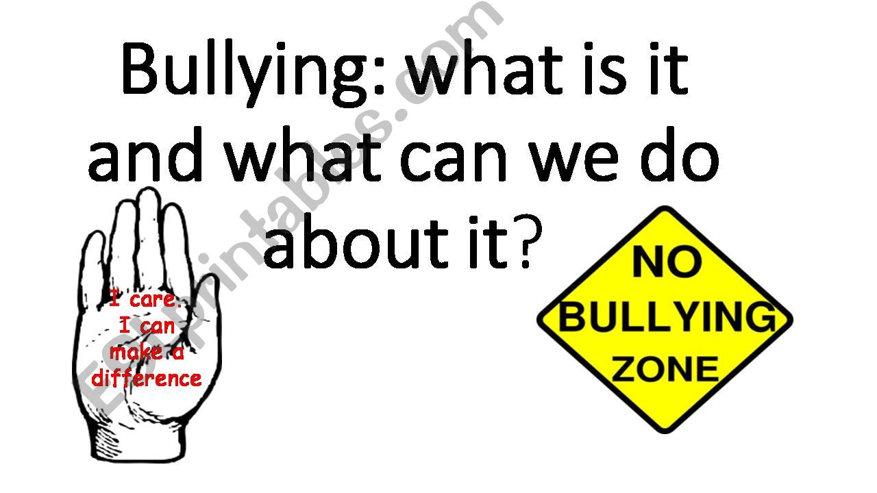 Bullying powerpoint