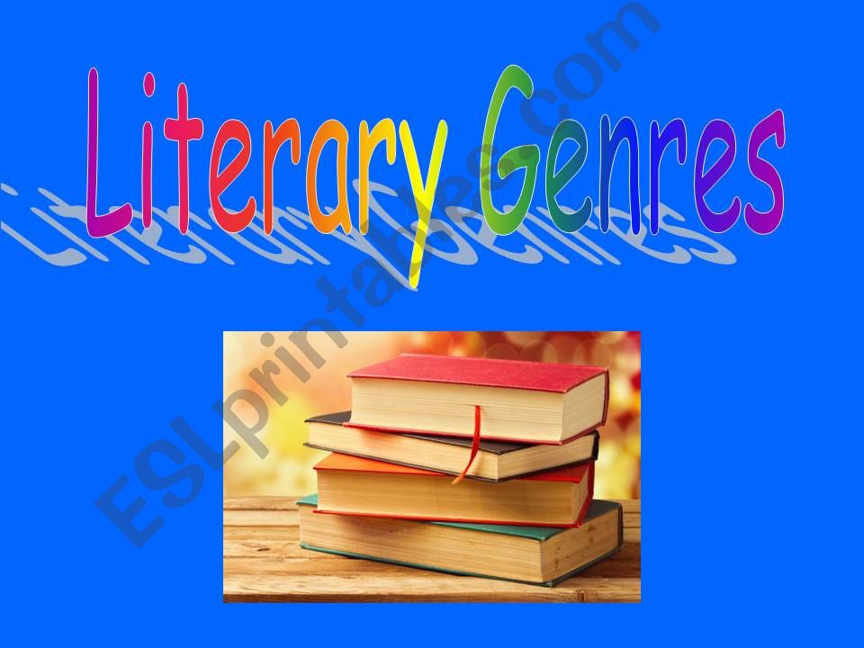 Literary genres powerpoint