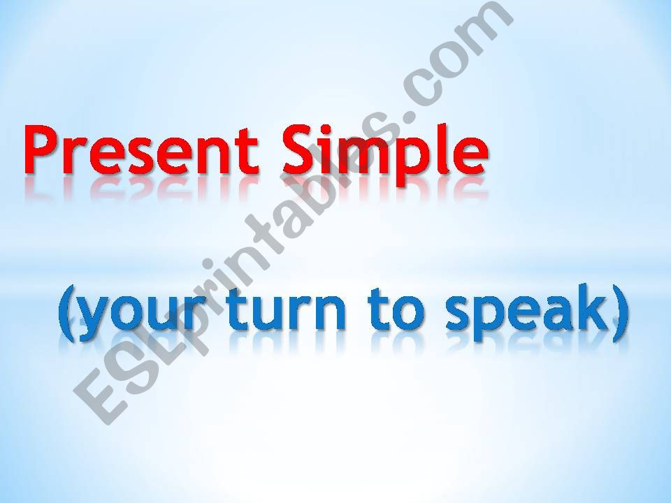 Present Simple powerpoint
