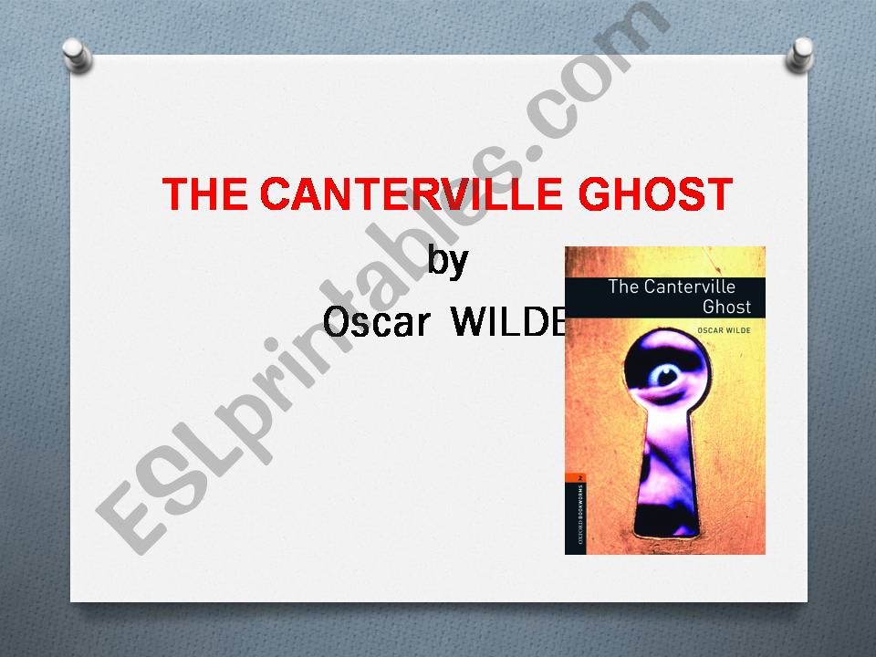 Canterville ghost powerpoint