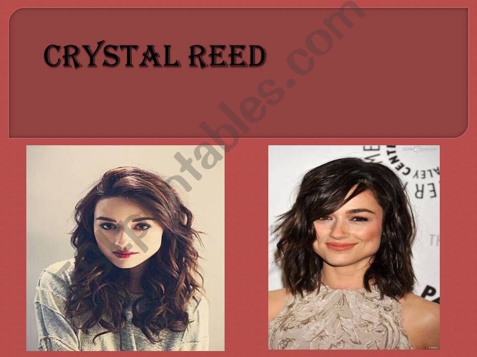 Crystal Reed powerpoint