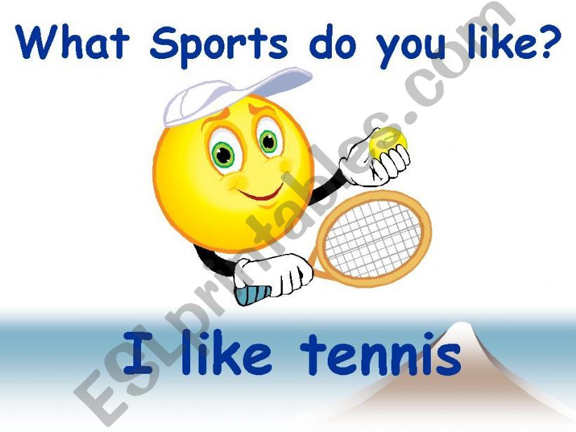 What sports do you like? powerpoint