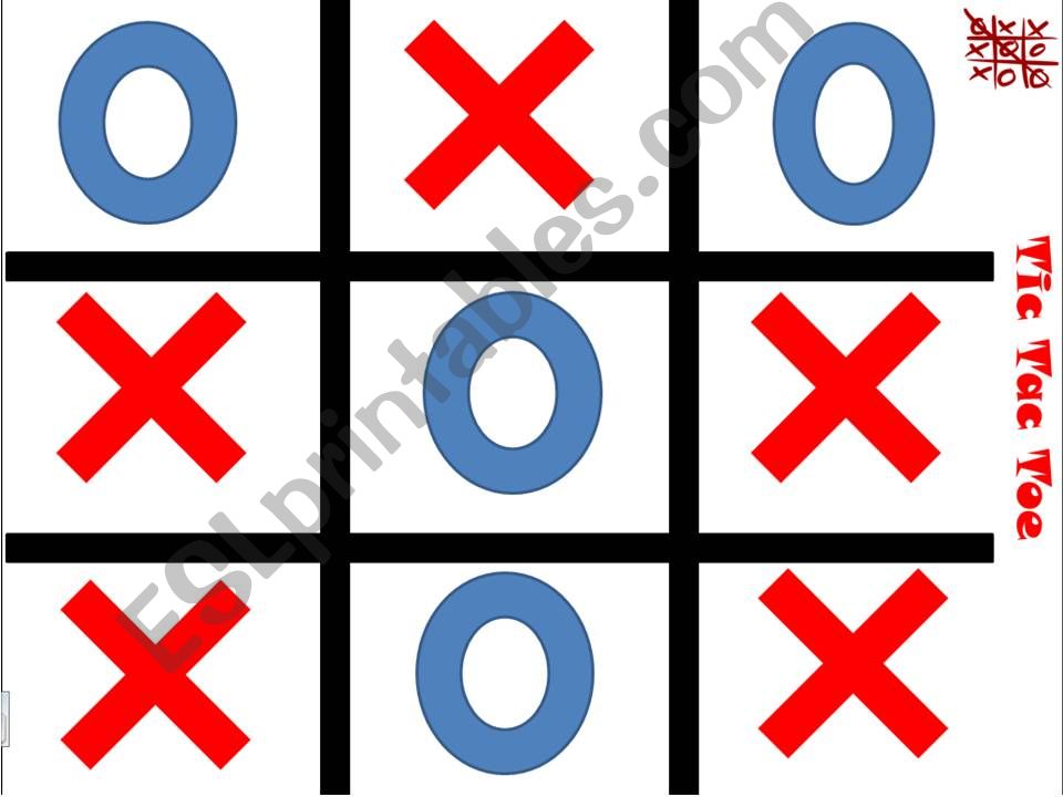 Irregular verb (random 125 verbs) noughts and crosses