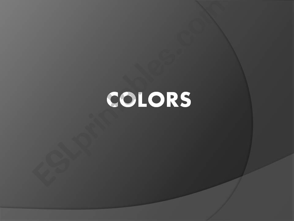 Colors powerpoint