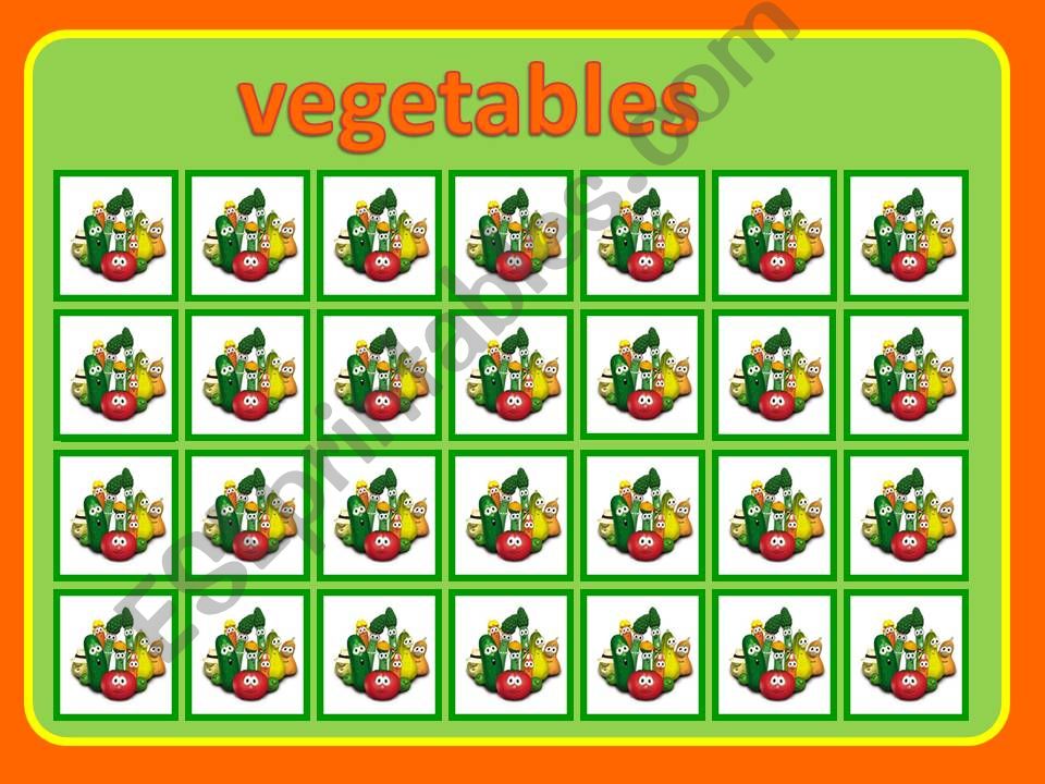 VEGETABLES powerpoint