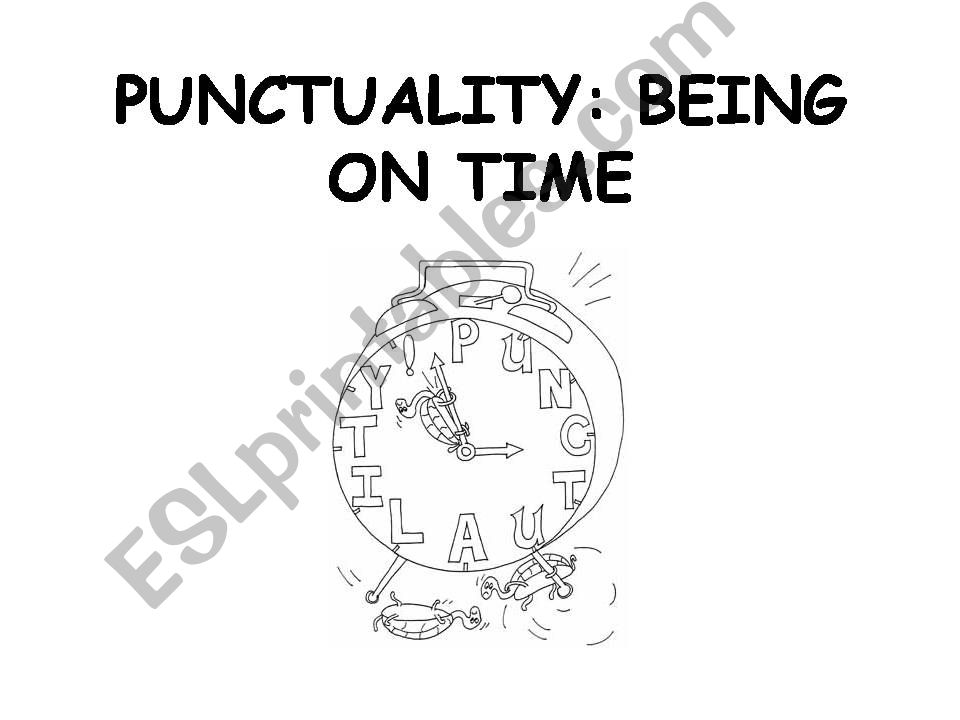 Punctuality for Business Studies students. 