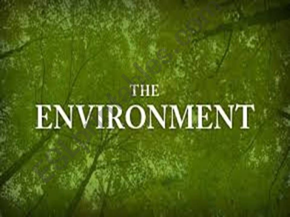 environment powerpoint