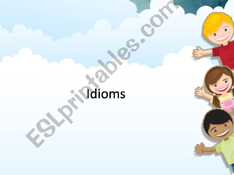 Idioms powerpoint