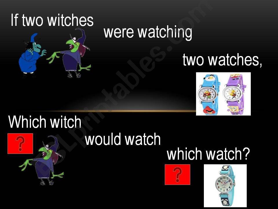 Halloween tongue twister powerpoint