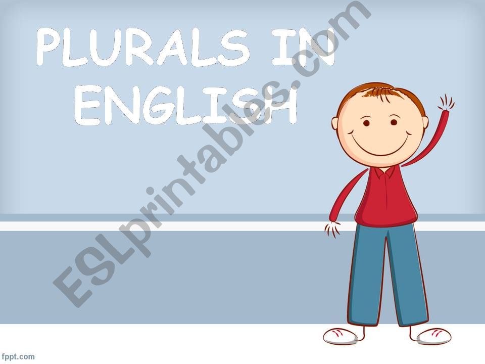 Plurals in English. Part 1 powerpoint