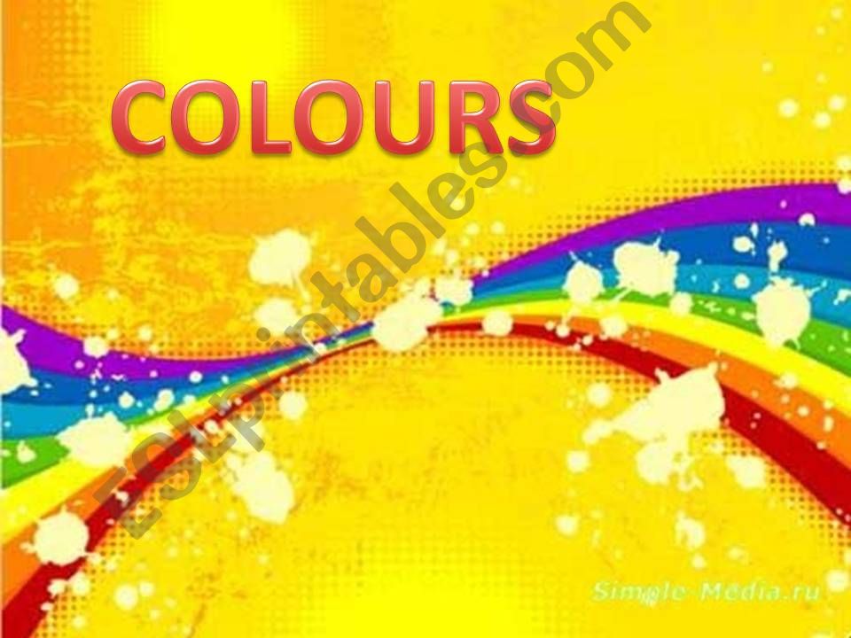 Colours  powerpoint