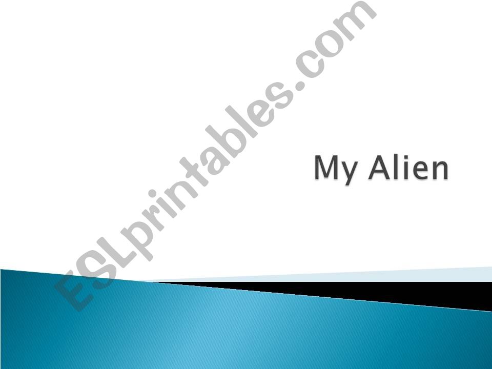 My alien powerpoint