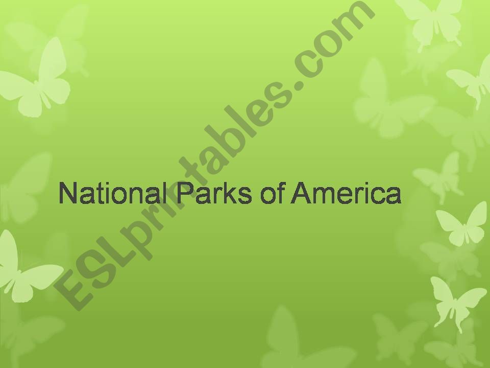Death Valley Naional Park  powerpoint