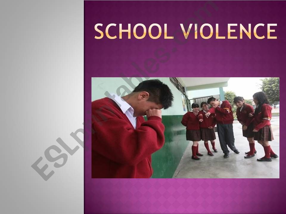 School violence powerpoint