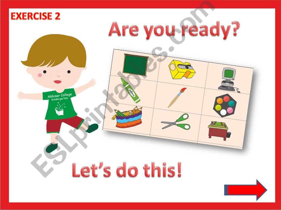 CLASSROOM OBJECTS FOR KIDS PART 3
