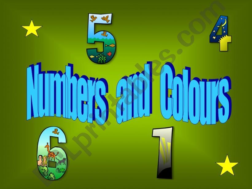 Numbers and Colours 1 to 10 (First Part)