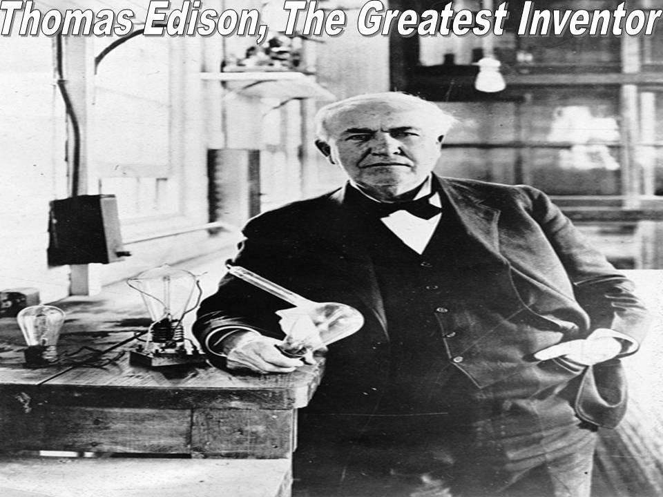 Thomas Alva Edison powerpoint