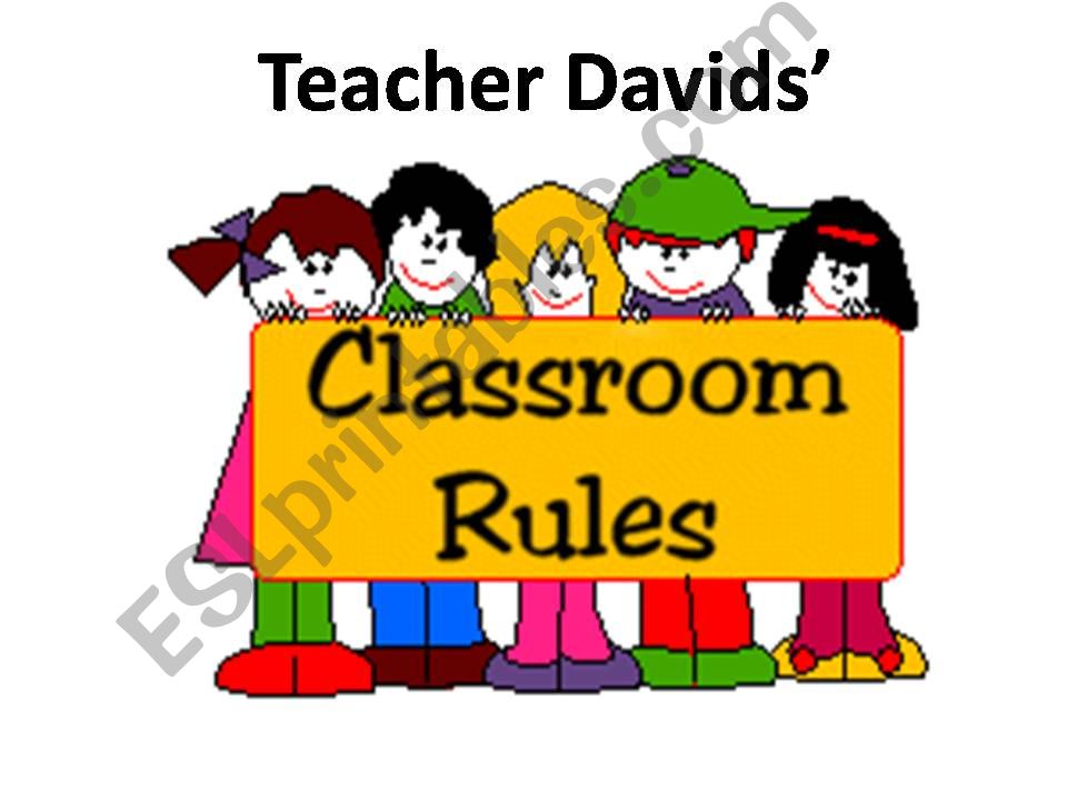 Class rules powerpoint