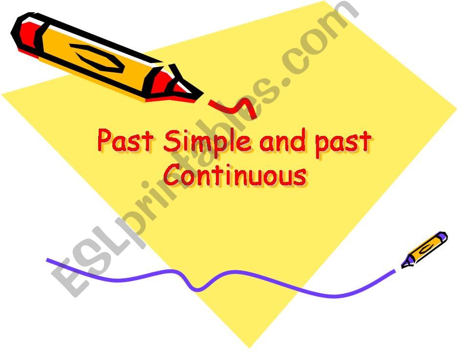 past simple VS past continous powerpoint
