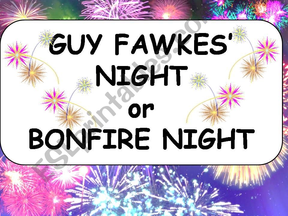 Guy Fawkes powerpoint