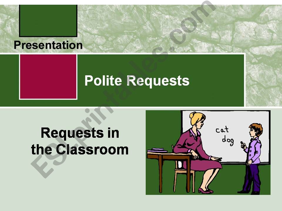 making a polite request powerpoint