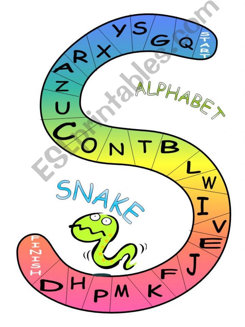 ALPHABET SNAKE powerpoint