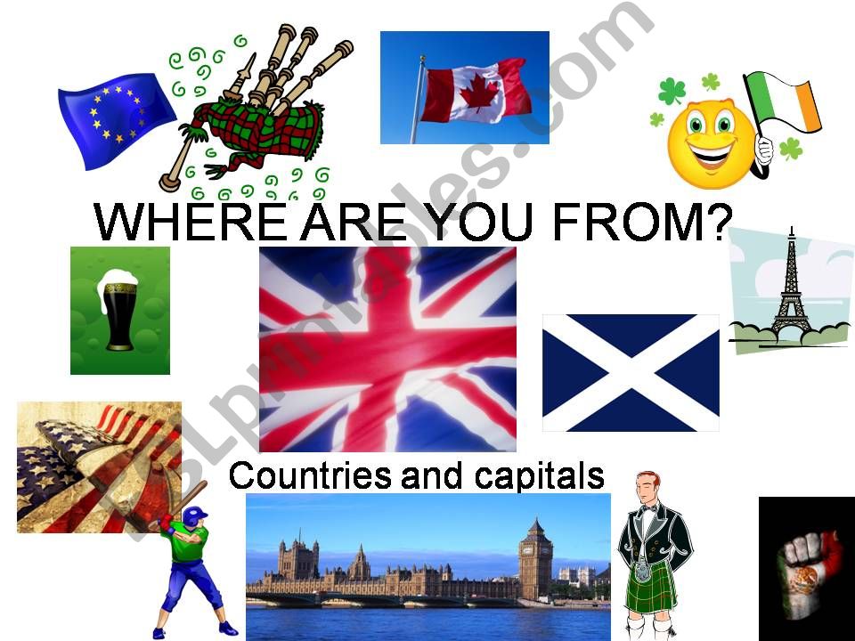 Where are you from? powerpoint