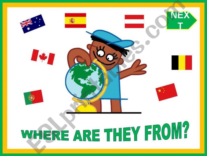 THE COUNTRIES GAME powerpoint