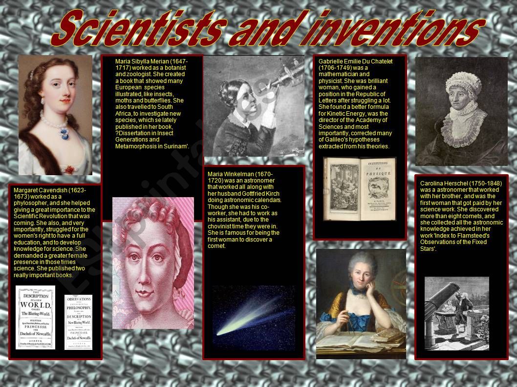  18th century female scientists