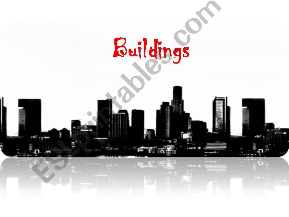 Buildings - A Memory Game powerpoint