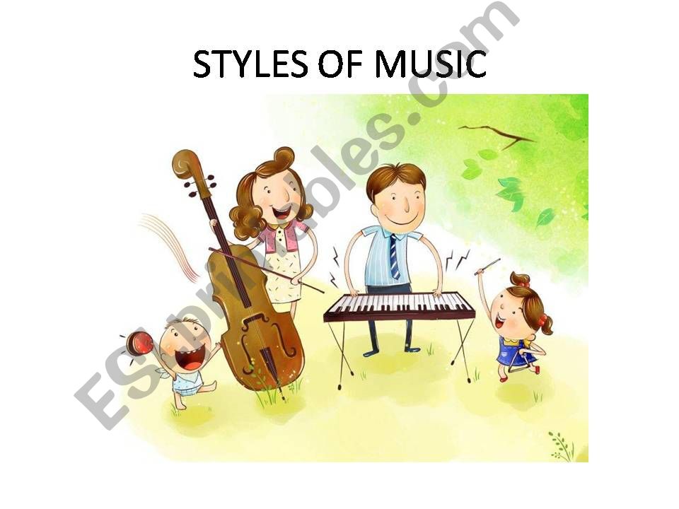 music styles powerpoint