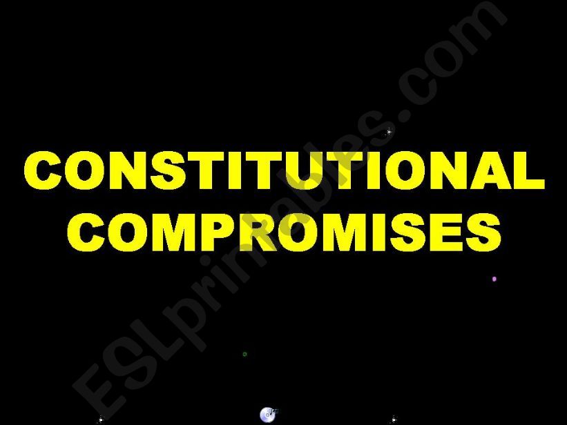 U.S. Constitutional compromises