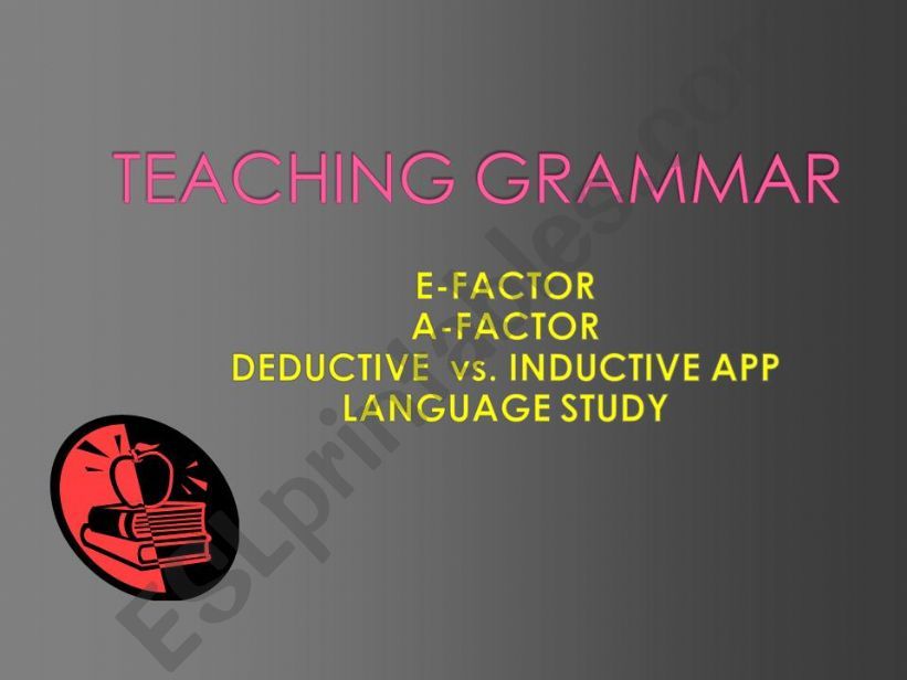 Teaching Grammar powerpoint