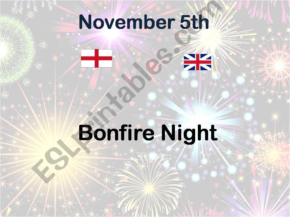 Bonfire Night powerpoint