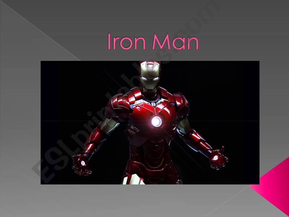 Iron Man powerpoint