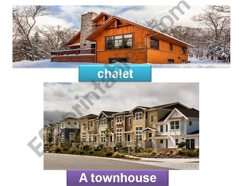 kinds of houses powerpoint