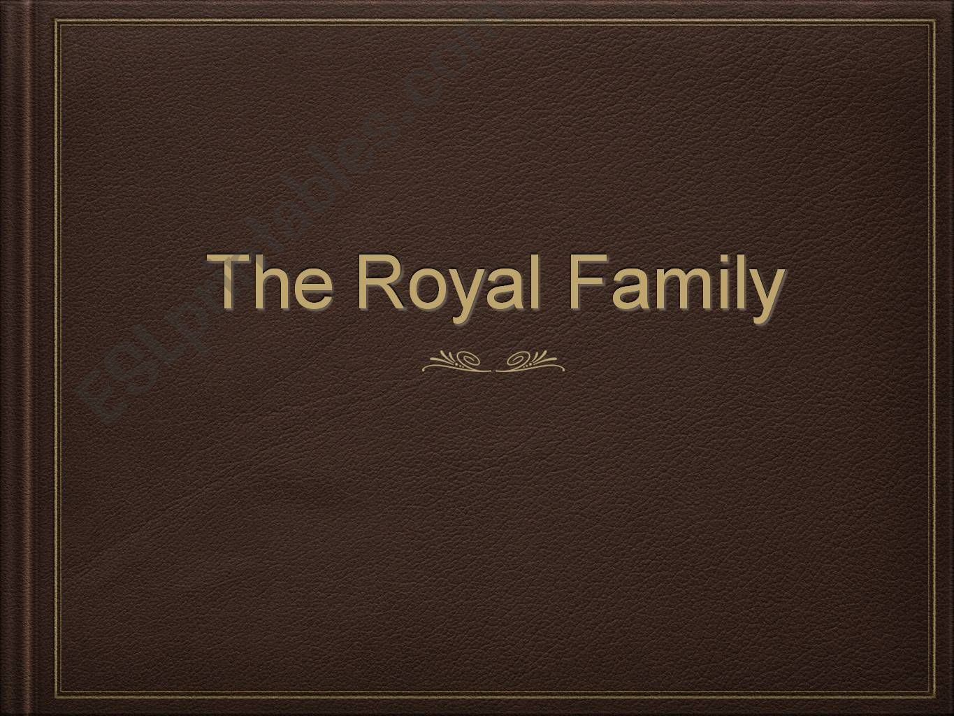 Learn family names with the Royal family