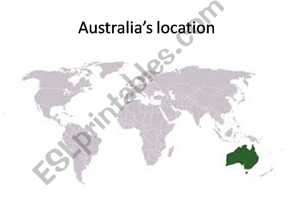 Australia in a nutsell powerpoint