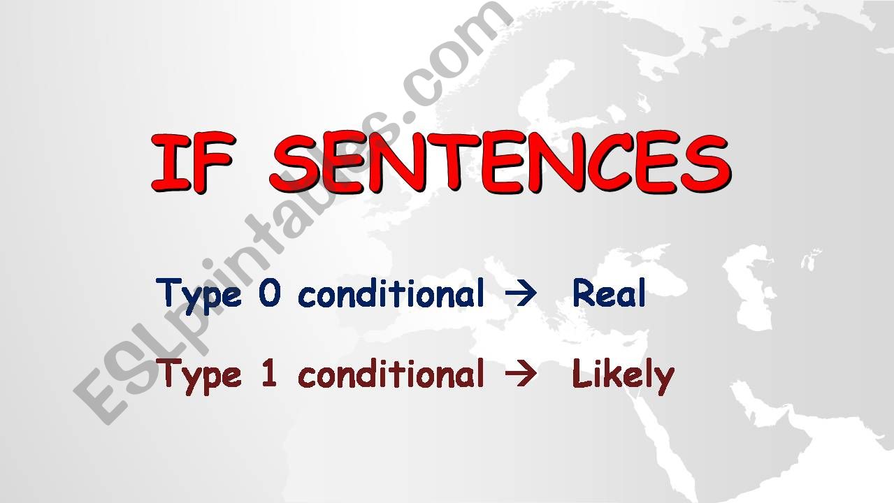 Conditionals powerpoint