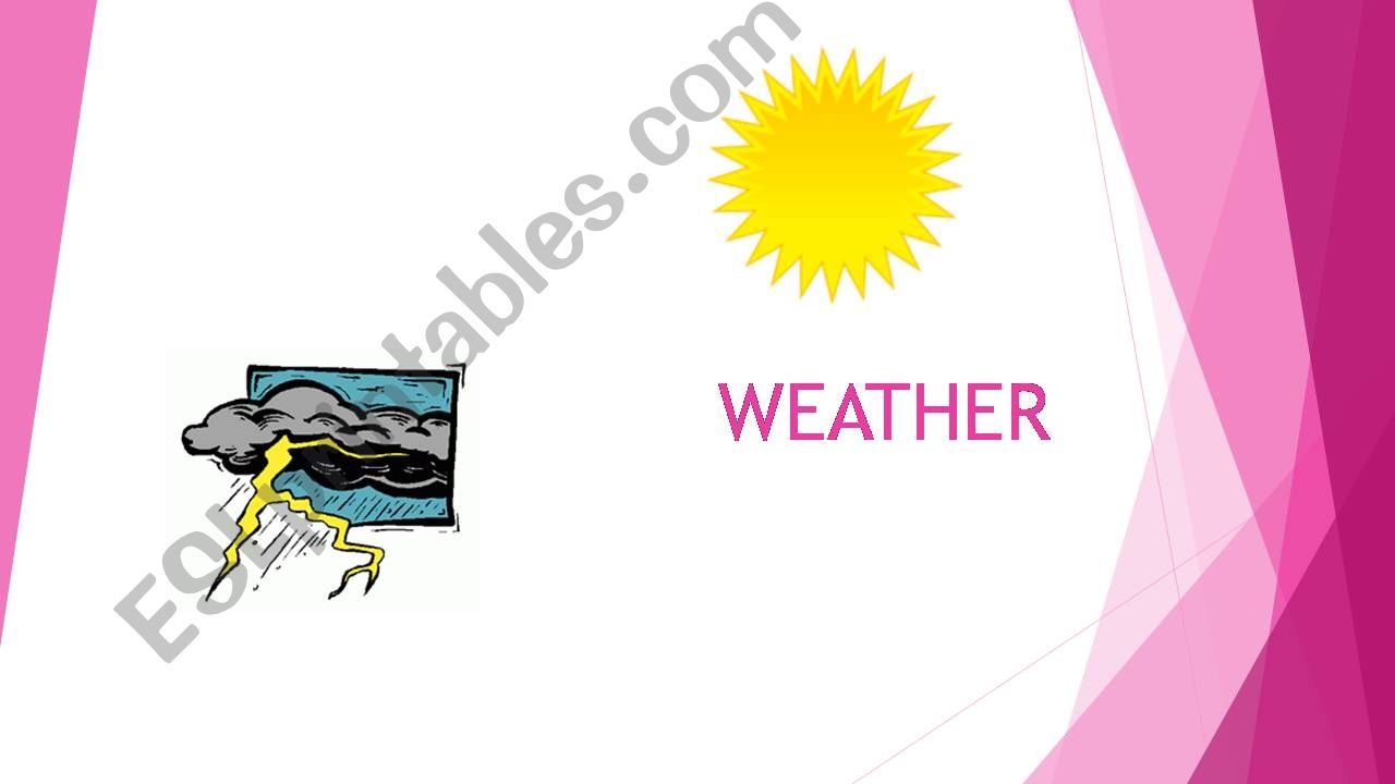 WEATHER powerpoint