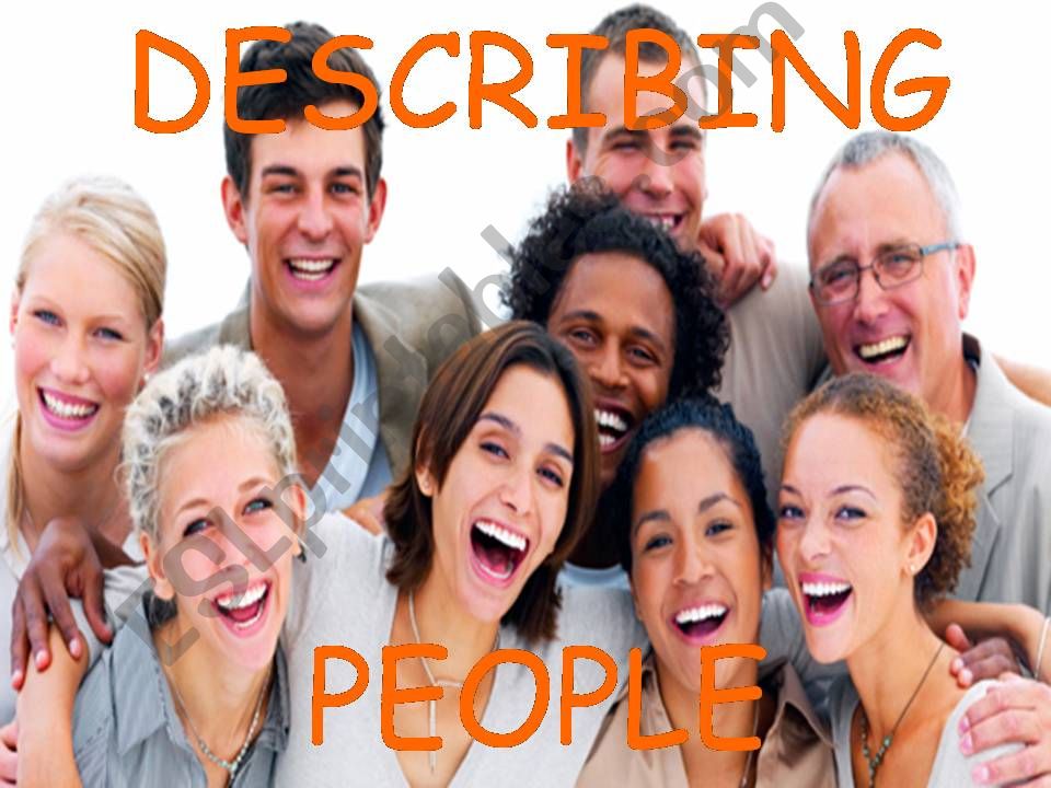 Describing People  powerpoint