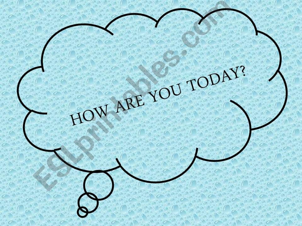 How are you today? powerpoint