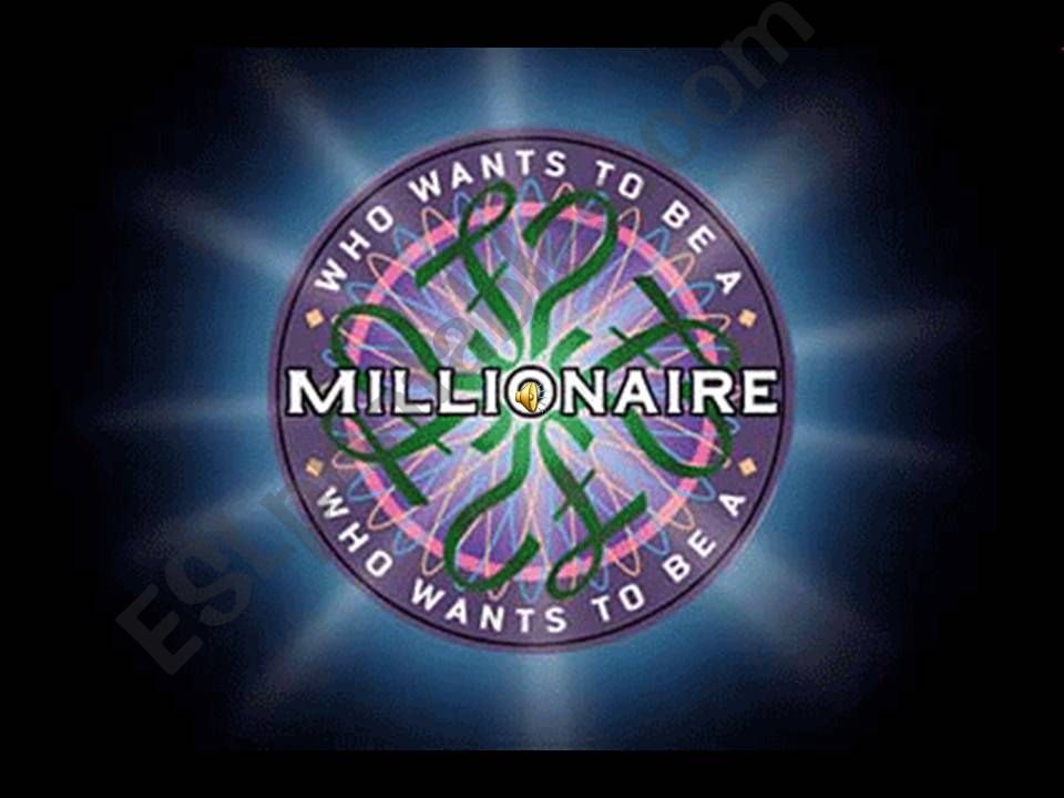 Narrative element- The Millionaire Game
