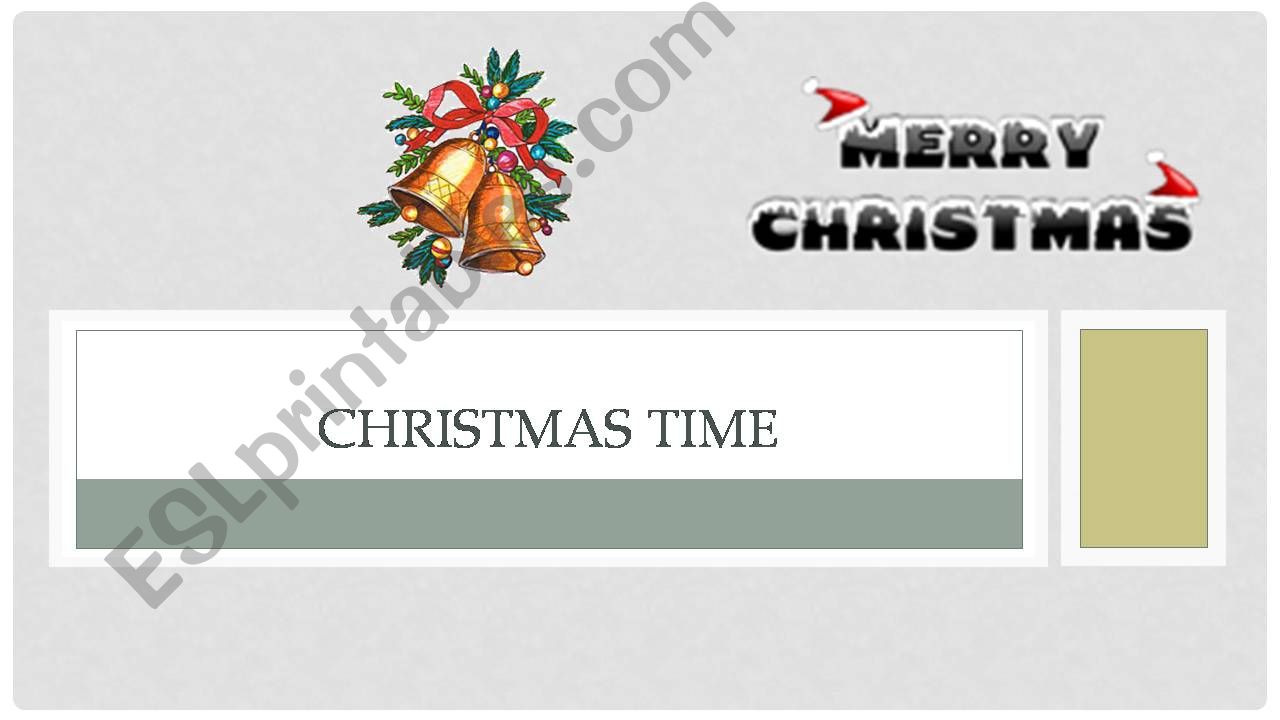 CHRISTMAS TIME powerpoint