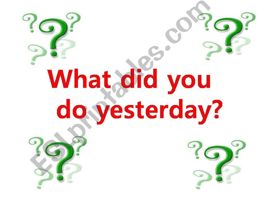 Simple Past 2/3 powerpoint