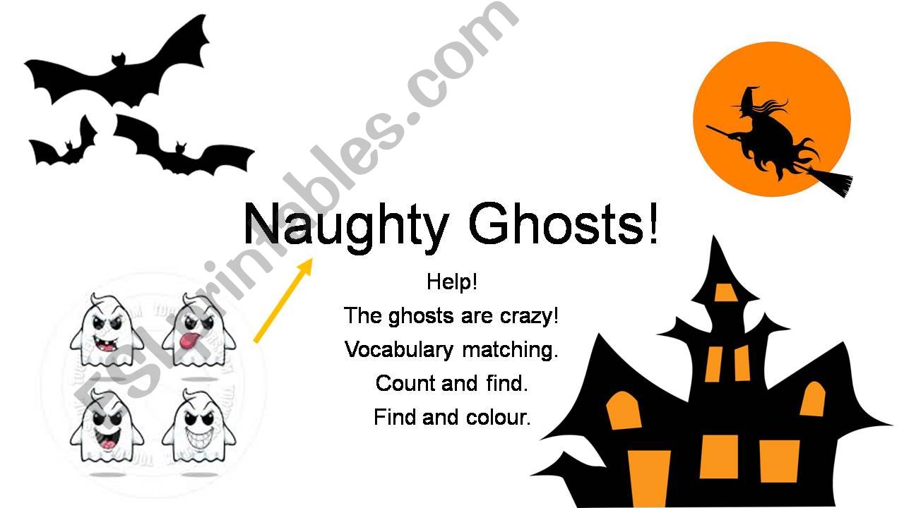 Naughty Ghosts! powerpoint