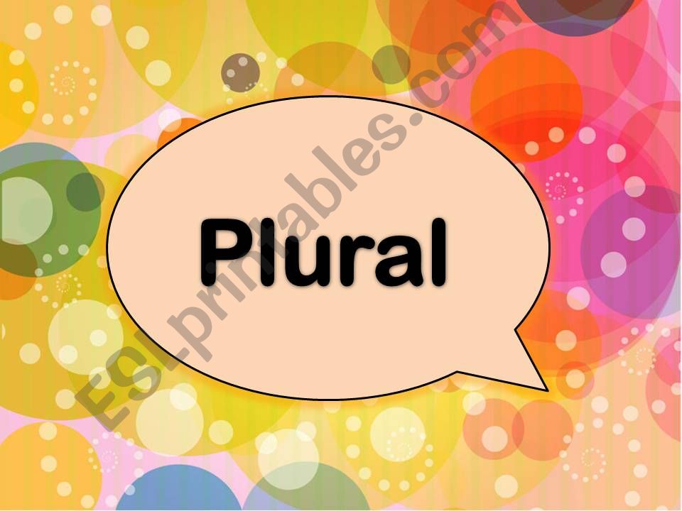 Plural powerpoint